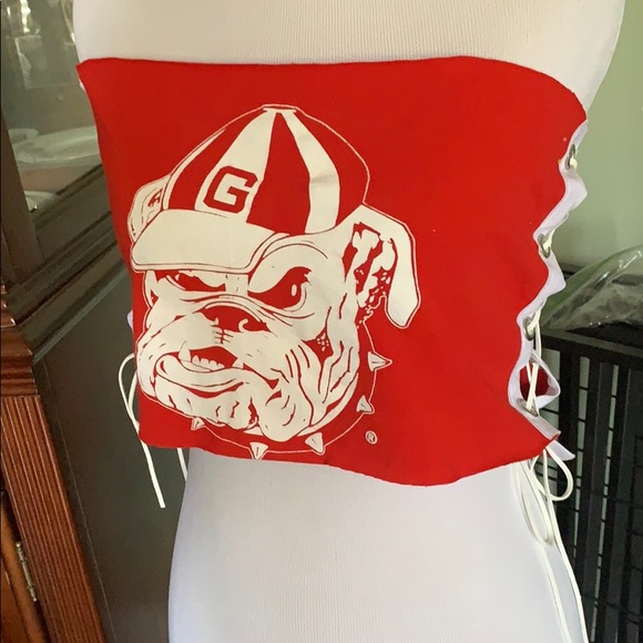 Custom Game Day lace up top - Picture 1 of 1